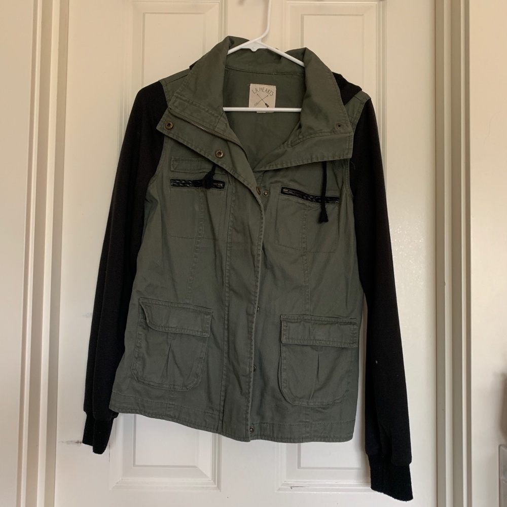 Utility/Sweatshirt Style Jacket